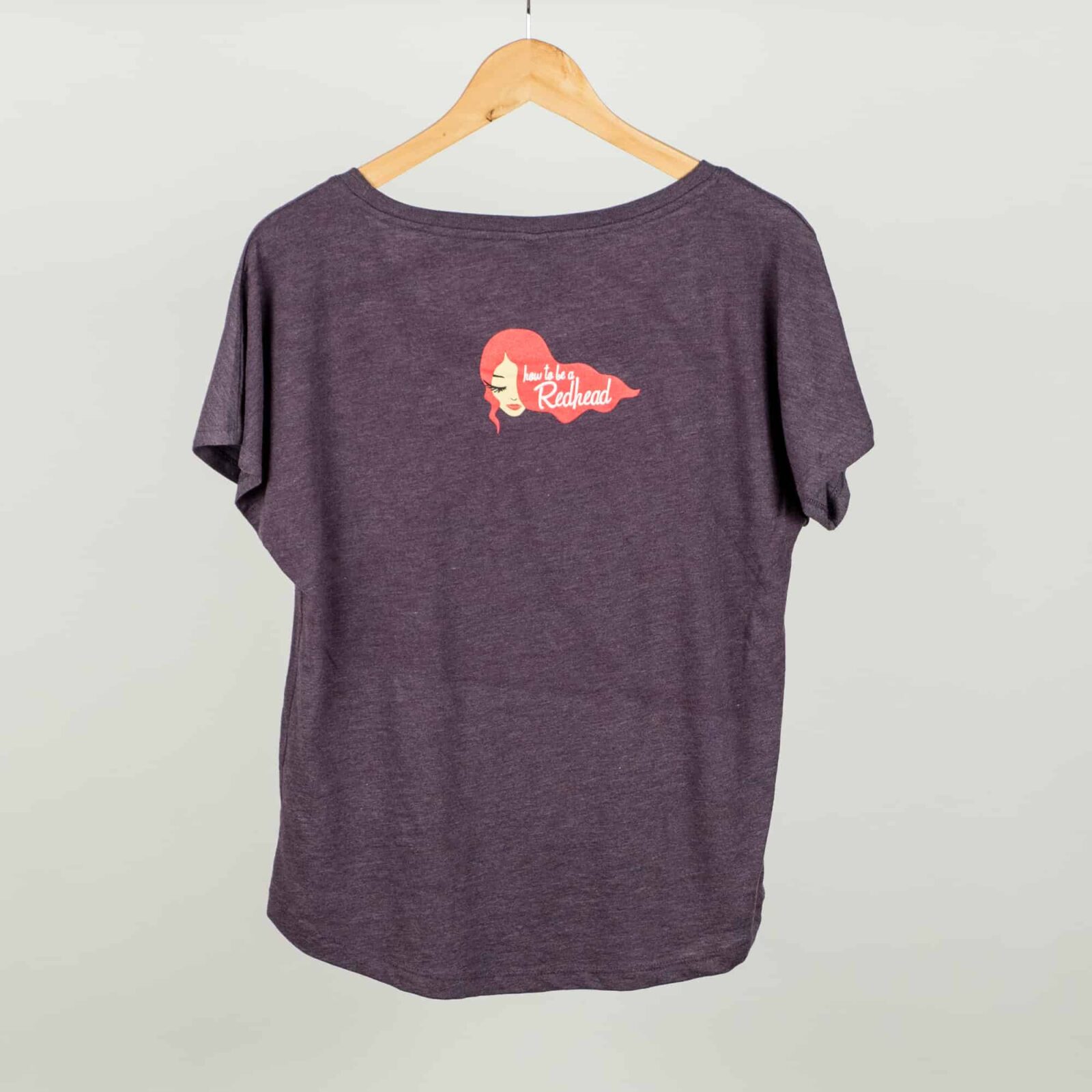 Redhead T-Shirt: Part Unicorn, Part Mermaid - Vintage Purple