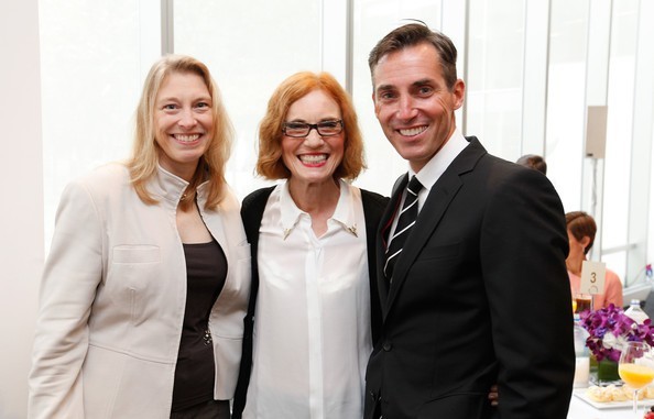 Susan Goodall, Felicia Milewicz and Publishing Director of Glamour William J. Wackermann attend the Glamour magazine awards for Top 10 College Women at The Modern on September 8, 2011 in New York City.