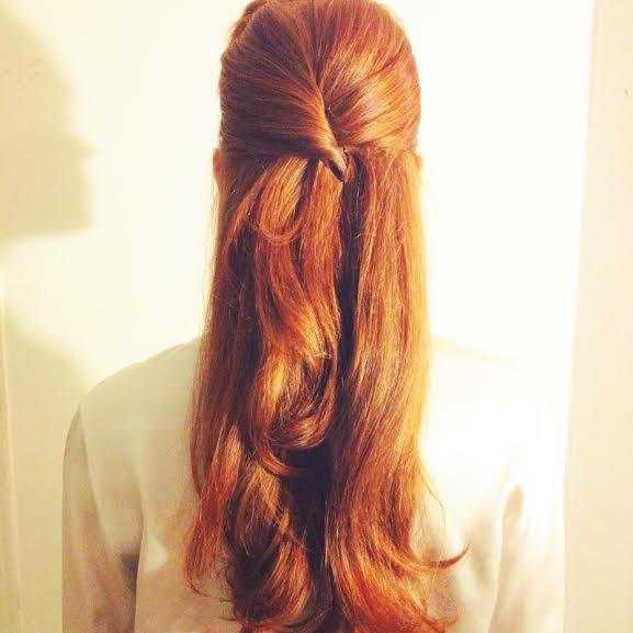 Half Up Half Down Hairstyles For Redheads How To Be A Redhead