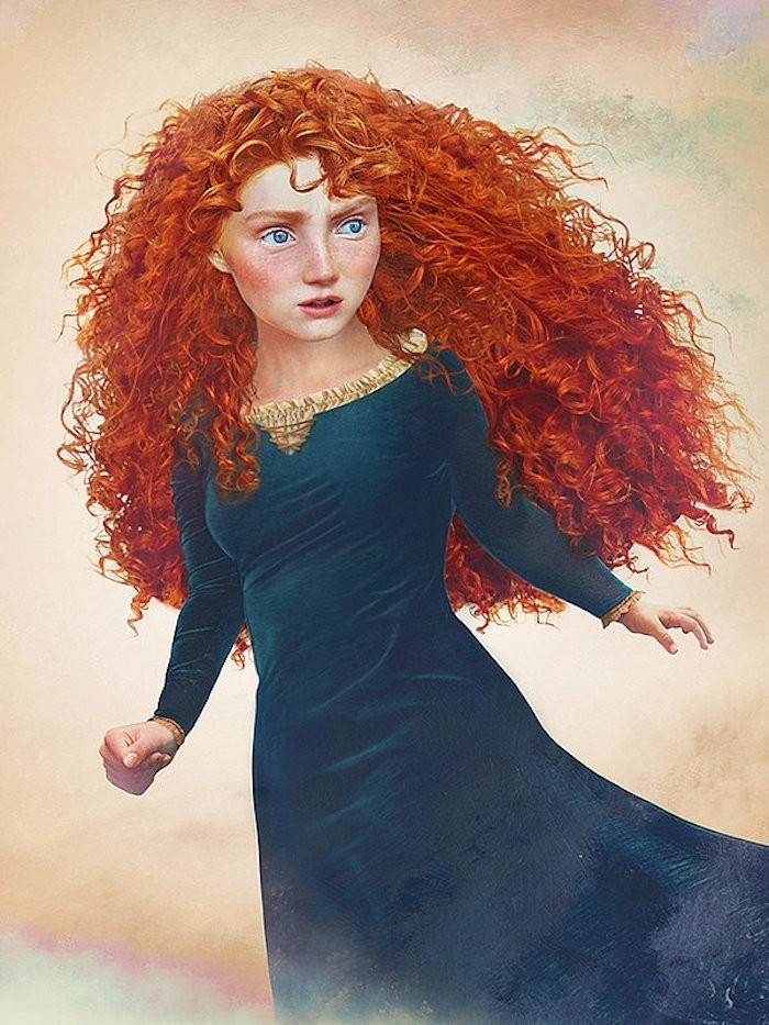 Redhead Disney Princesses and Heroines as Real Women -- Stunning! — How