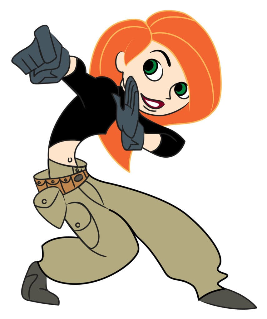 Red headed cartoon characters female