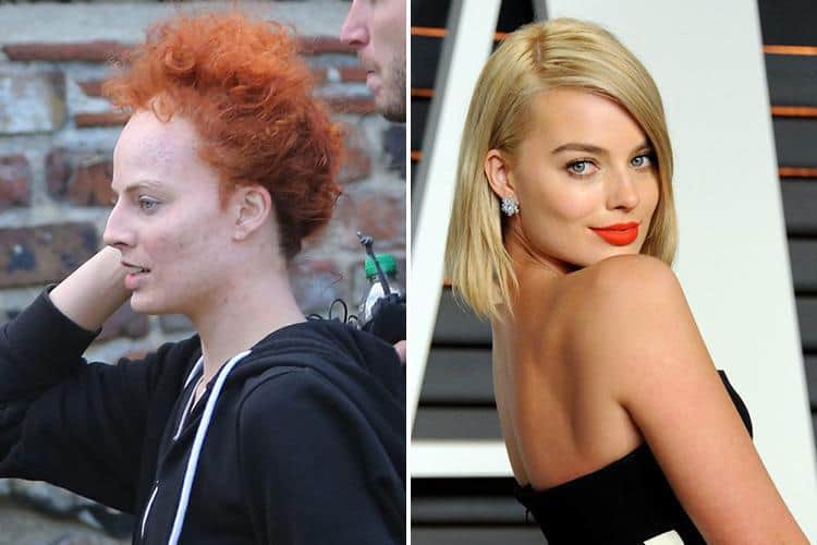Margot Robbie Is Unrecognizable With New Red Hairdo