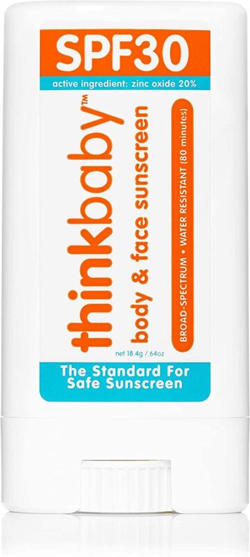 thinkbaby sunscreen benzene