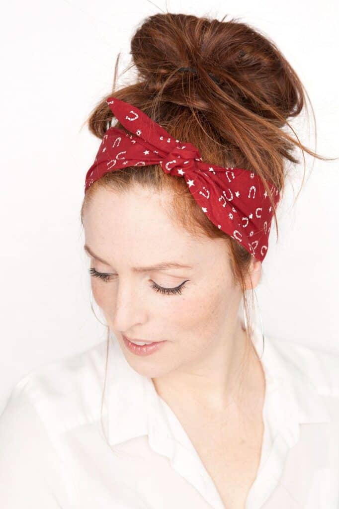 How to Style Your Red Hair in a Hair Scarf — How to be a Redhead ...