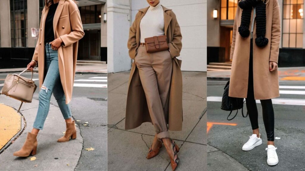 Color Crushing on Camel & Red - Sydne Style