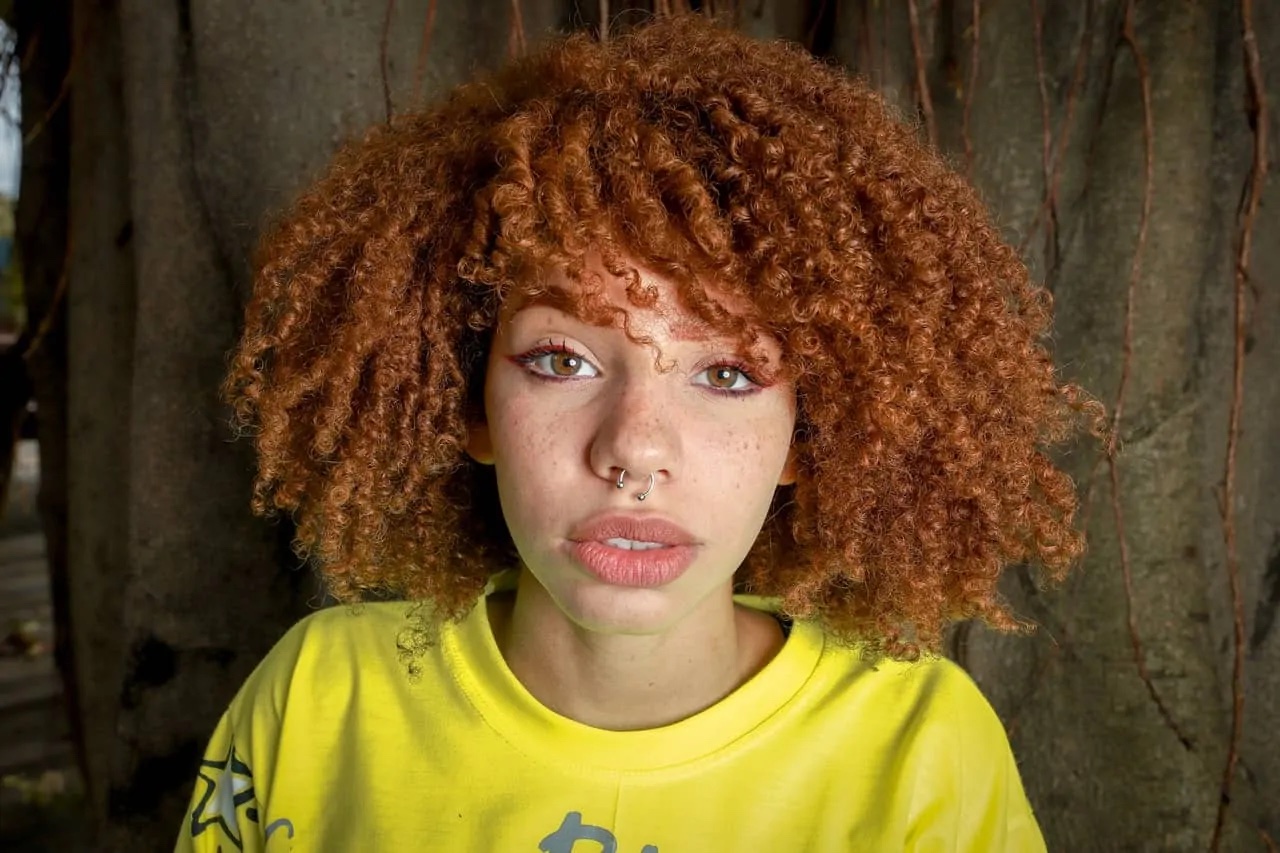 black people with natural red hair