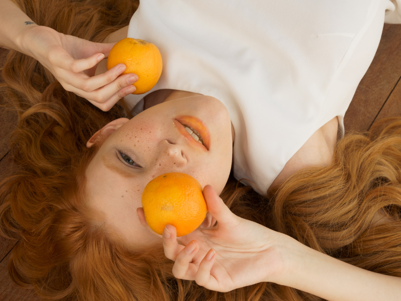 How Redheads Can Rock: Orange Lips
