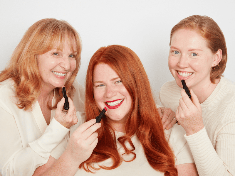 Before + After: Finally Bold Lipstick for Redheads