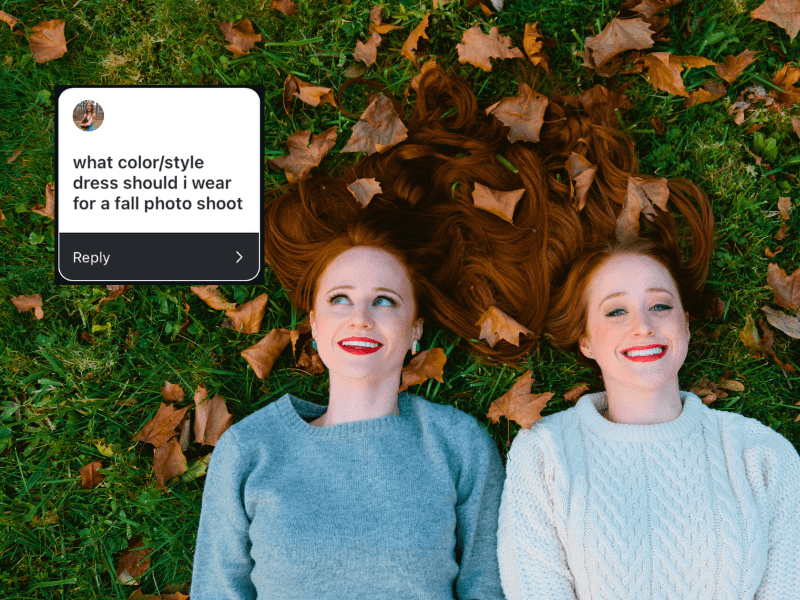 Ask a Redhead: What Are The Best Colors To Wear To A Fall Photoshoot?