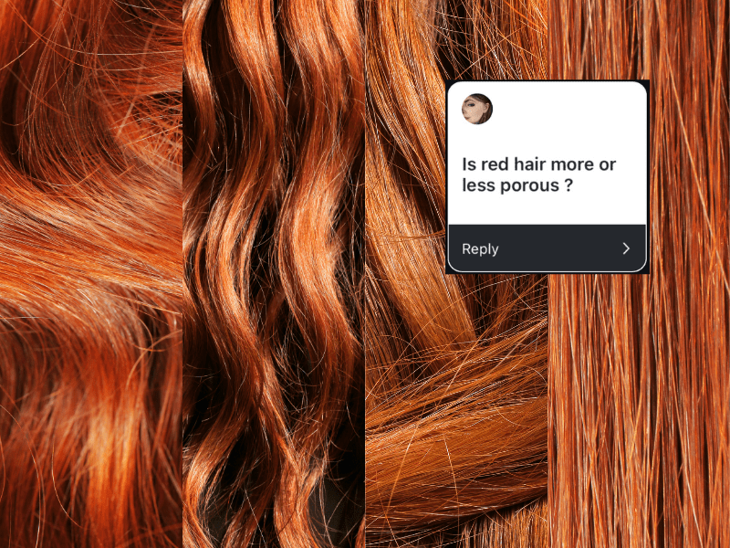 Ask a Redhead: Is Red Hair More or Less Porous?